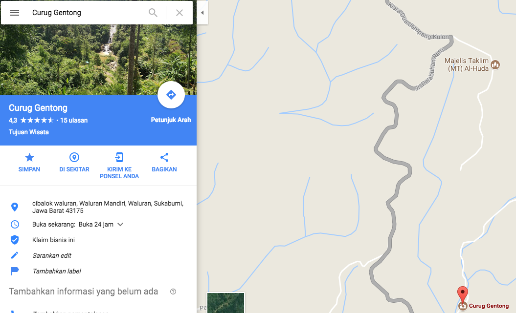 peta jalan kasar Polsek Simpenan_Bukit Panenjoan C